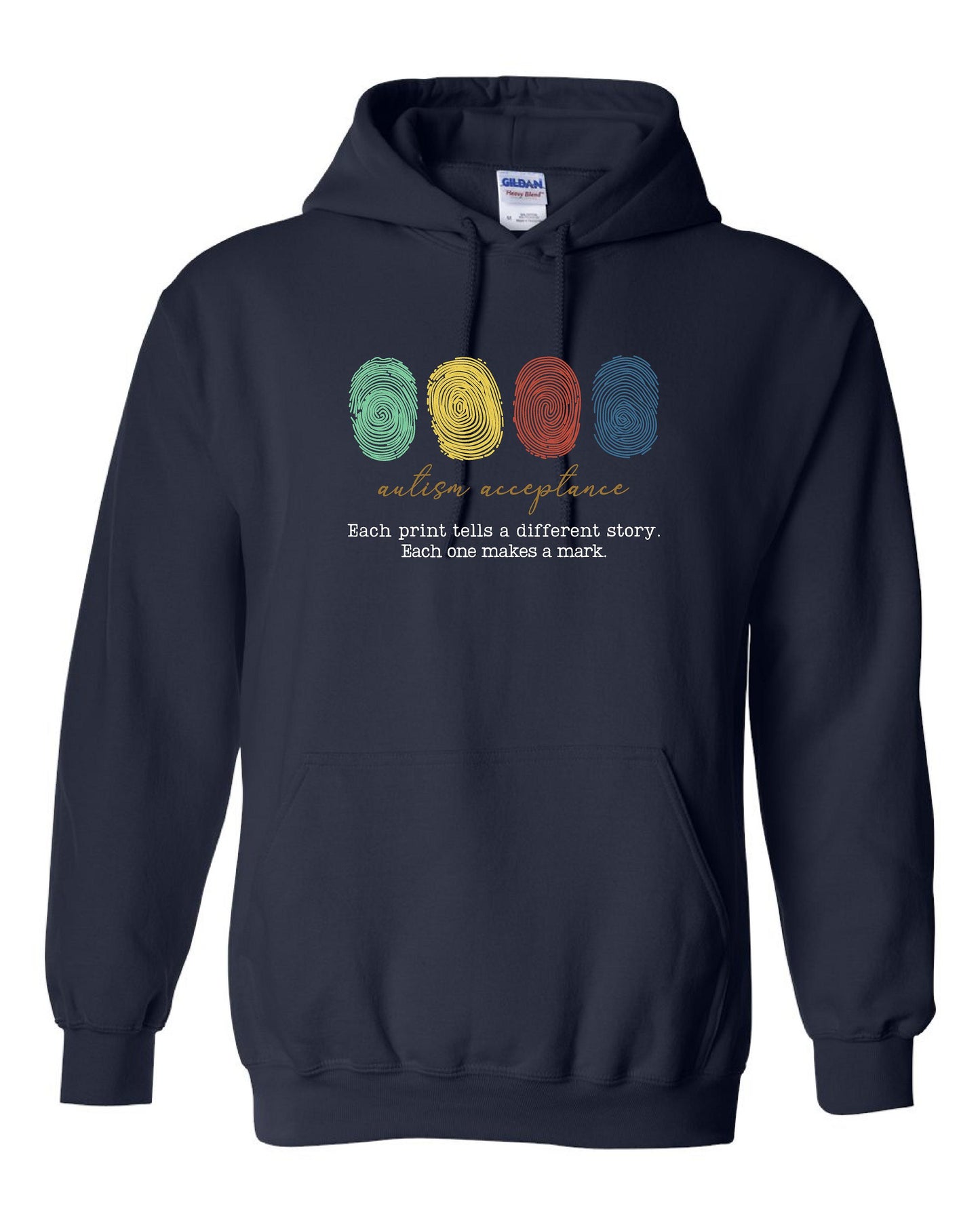 Autism Acceptance Unisex Hoodie (P.18500/18500B)