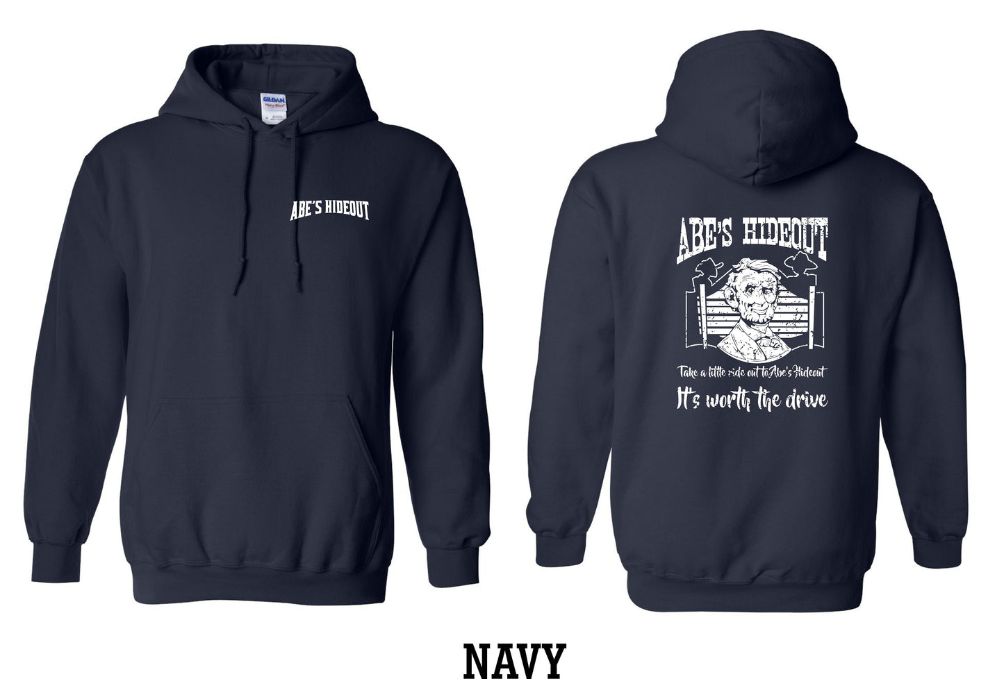 ABE'S HIDEOUT HOODIE (P.18500)