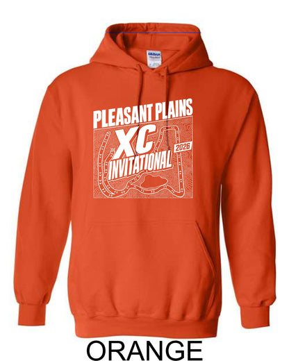 Pleasant Plains XC Invitational Guildan Unisex Hoodie (P.18500/18500B)