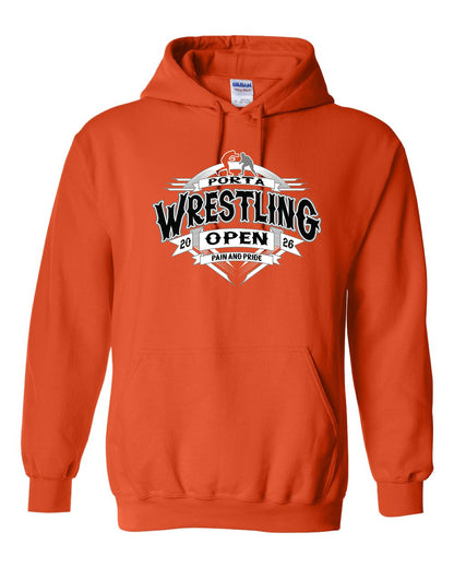 PORTA OPEN UNISEX HOODED SWEATSHIRT (P.18500)