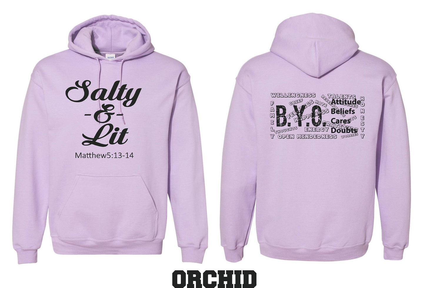 BYO HOODED SWEATSHIRT SALTY & LIT (P.18500)