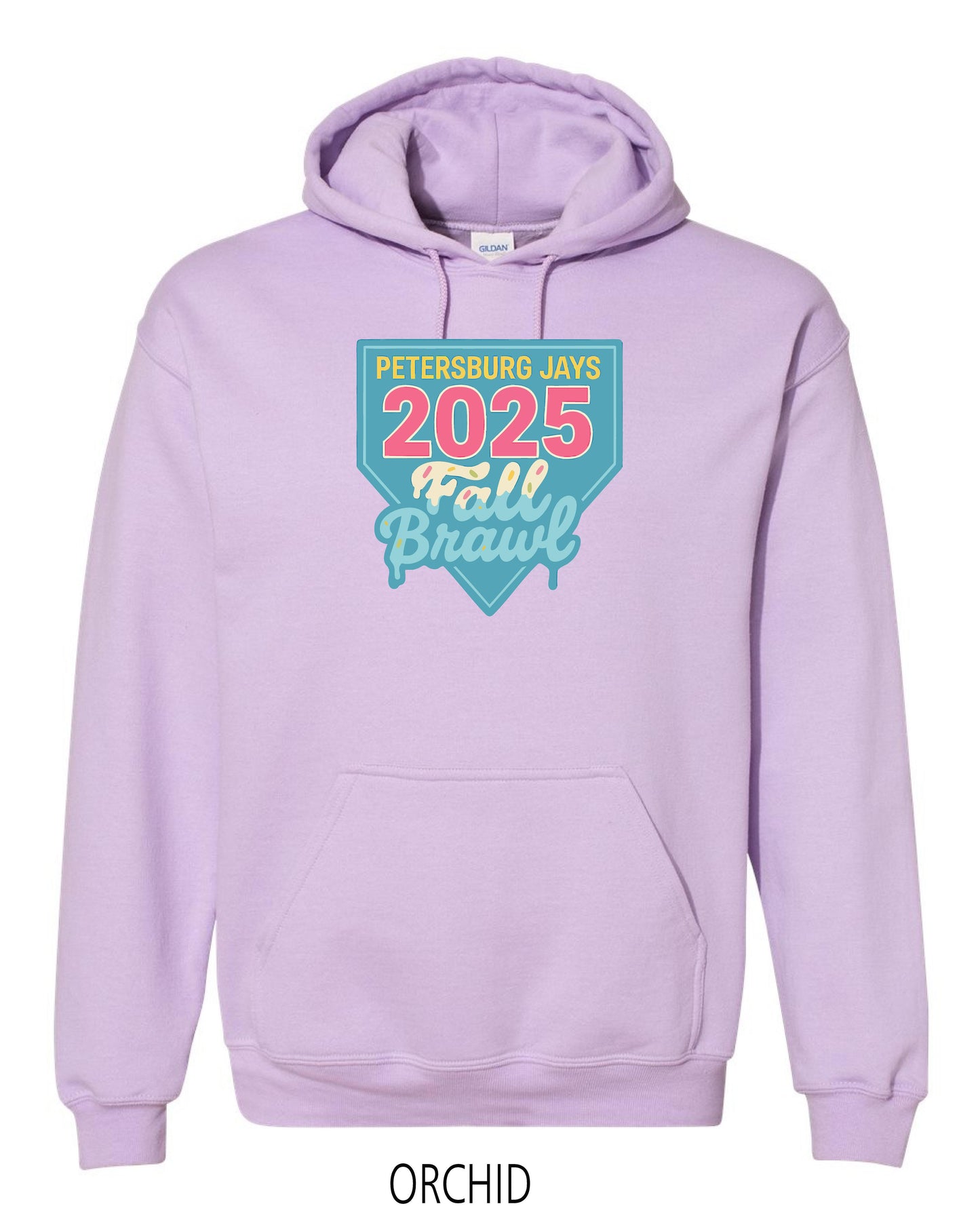 Petersburg Baseball Fall Brawl HOODED SWEATSHIRT (P.18500)
