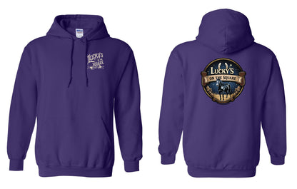 LUCKY'S ON THE SQUARE UNISEX HOODIE (P.18500)
