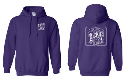 LUCKY'S ON THE SQUARE UNISEX HOODIE (P.18500)