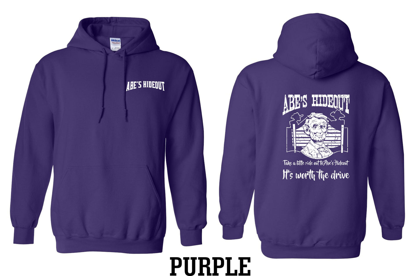 ABE'S HIDEOUT HOODIE (P.18500)