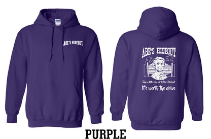 ABE'S HIDEOUT HOODIE (P.18500)