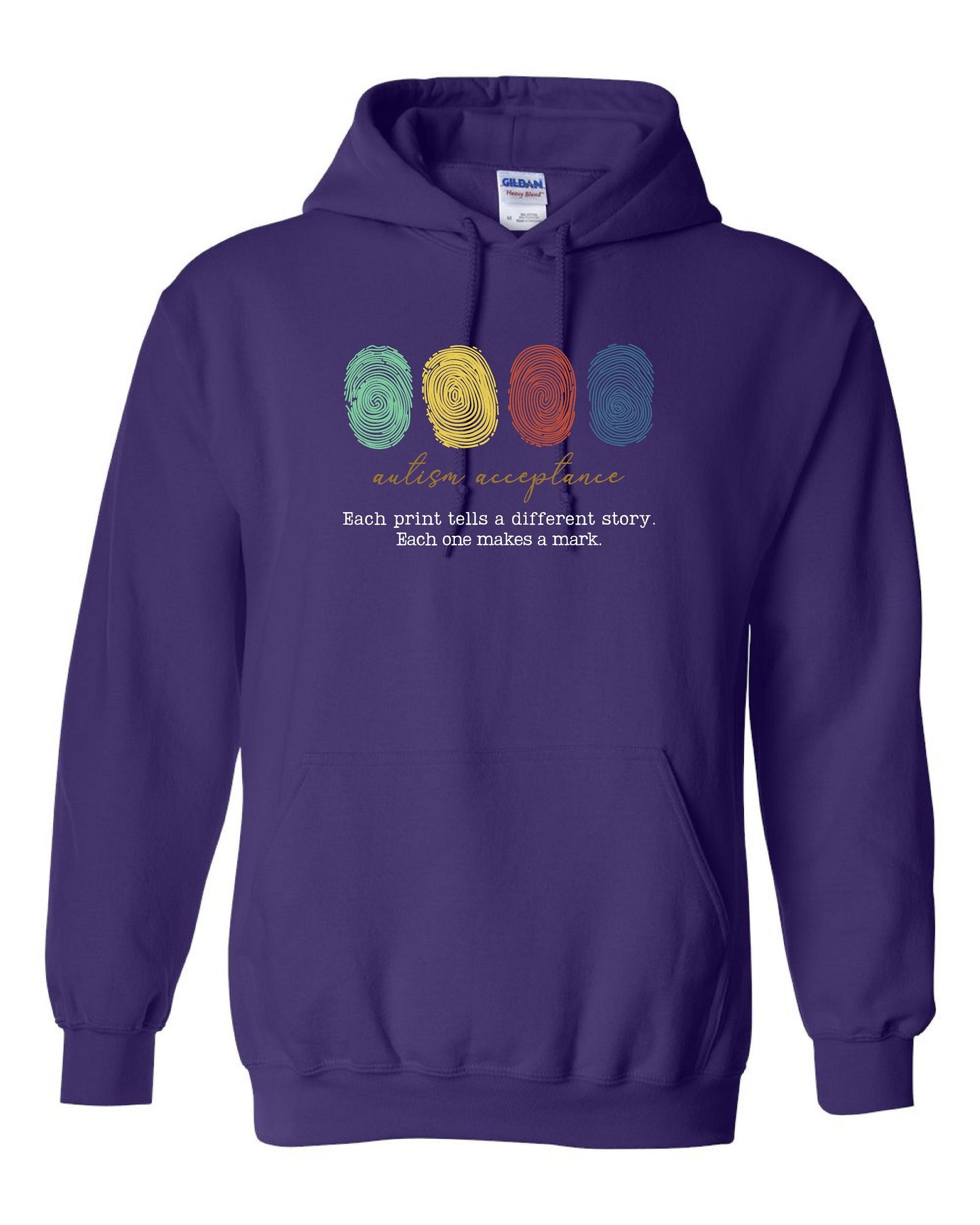 Autism Acceptance Unisex Hoodie (P.18500/18500B)