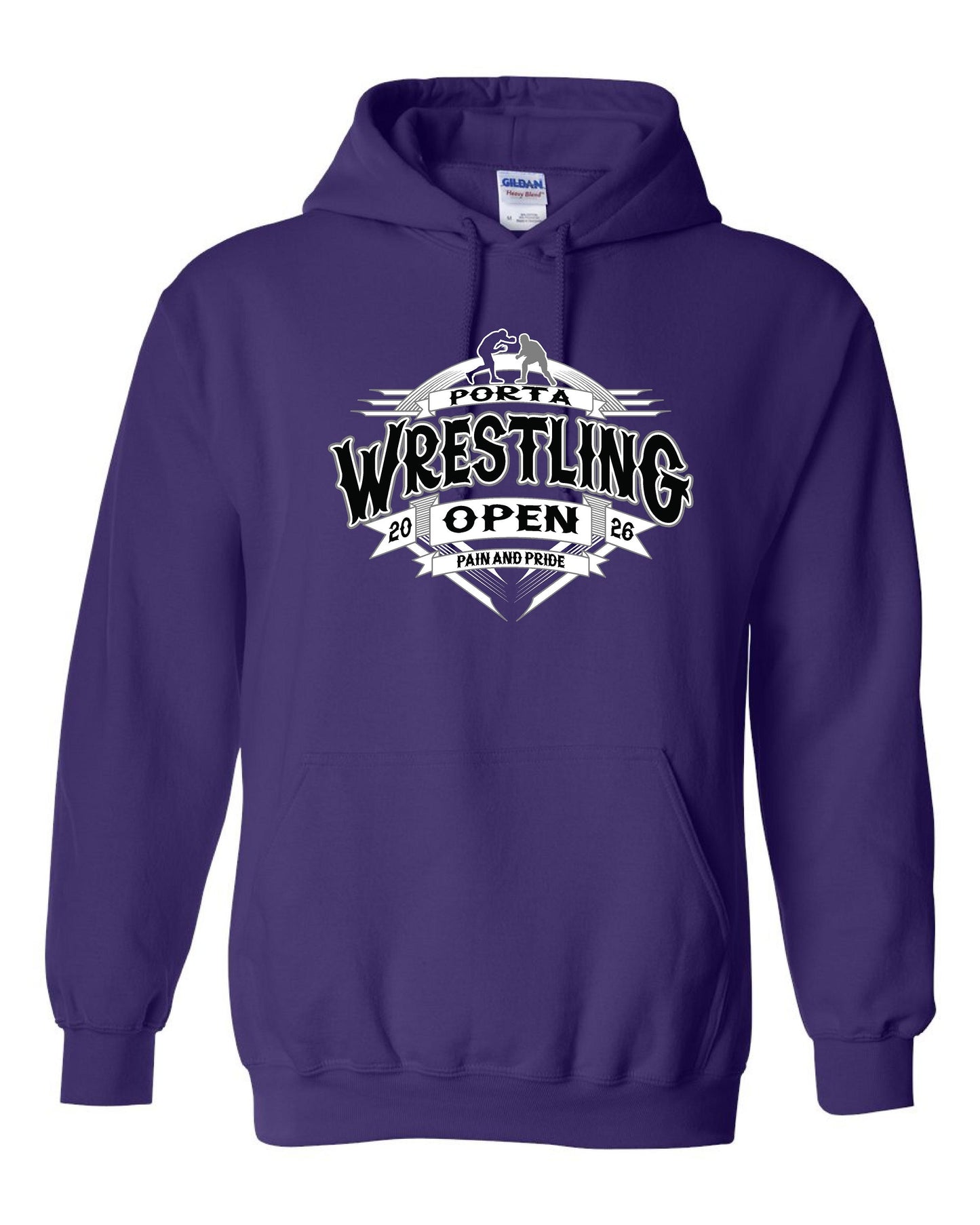 PORTA OPEN UNISEX HOODED SWEATSHIRT (P.18500)
