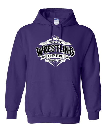 PORTA OPEN UNISEX HOODED SWEATSHIRT (P.18500)