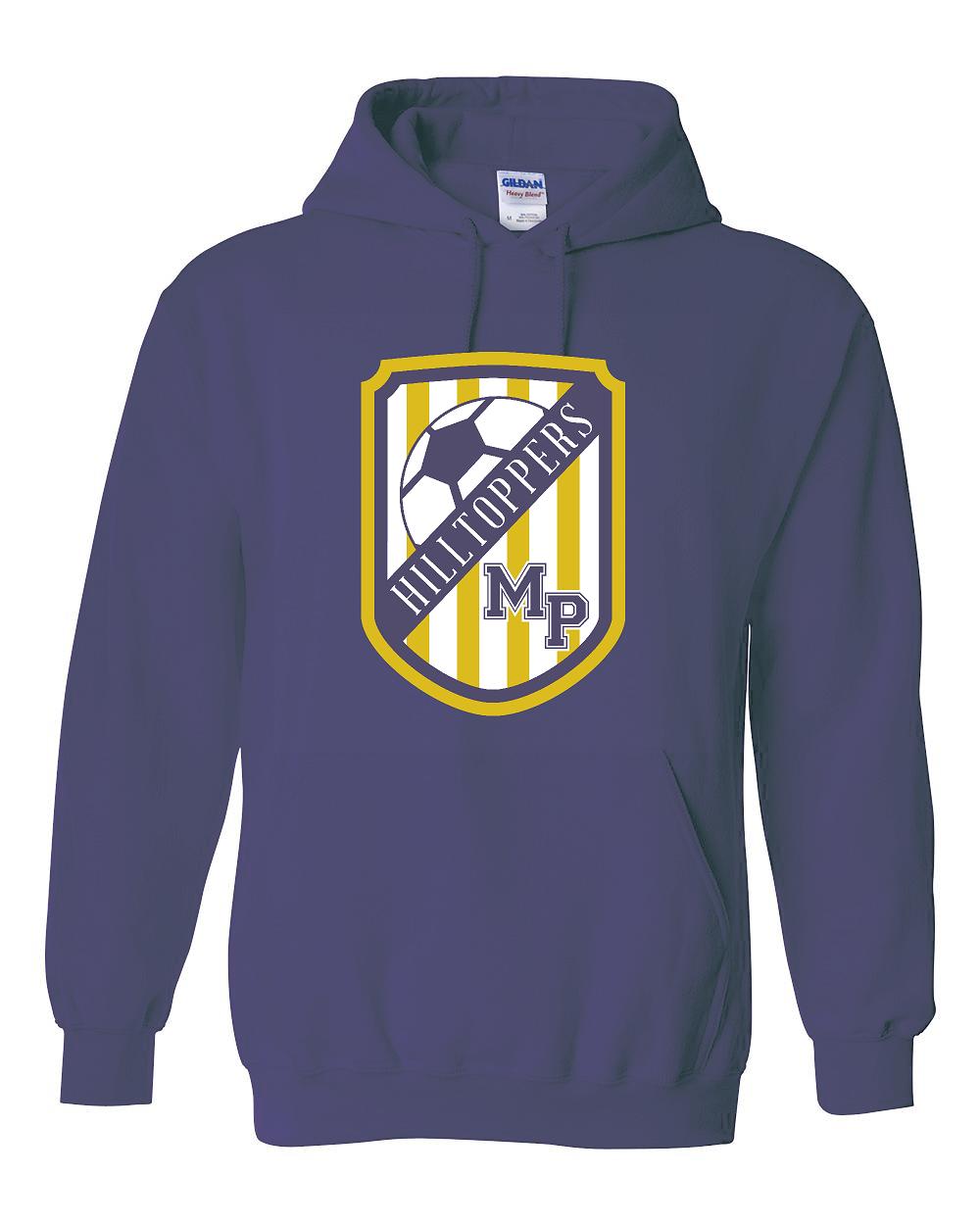 MT. PULASKI SOCCER HOODED SWEATSHIRT (P.18500,18500B)