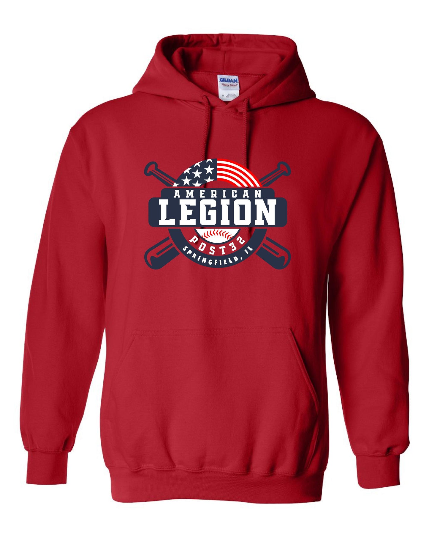 American Legion Post 32 Baseball Unisex Hoodie (P.18500/18500B)