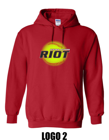 RIOT SOFTBALL UNISEX HOODIE (P.18500)