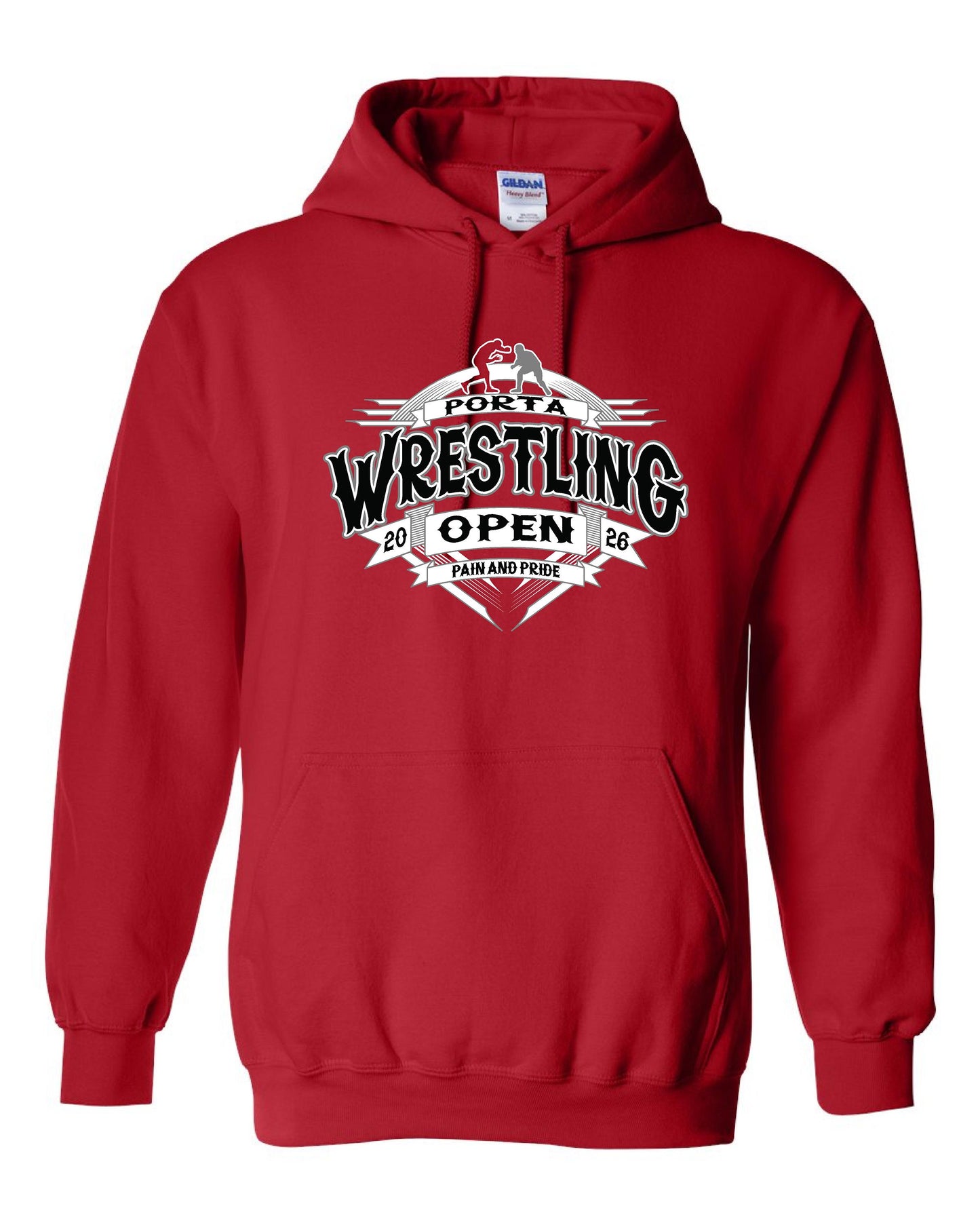 PORTA OPEN UNISEX HOODED SWEATSHIRT (P.18500)