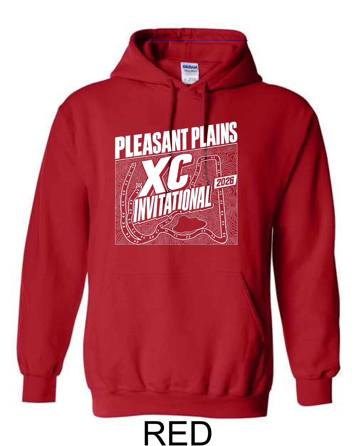 Pleasant Plains XC Invitational Guildan Unisex Hoodie (P.18500/18500B)