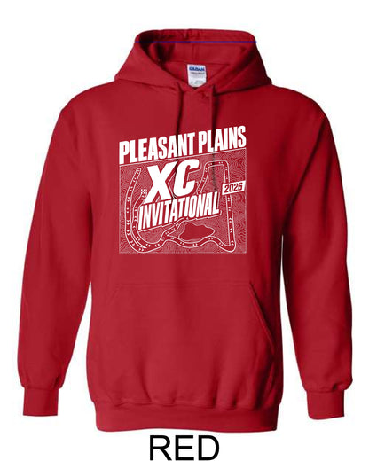 Pleasant Plains XC Invitational Guildan Unisex Hoodie (P.18500/18500B)