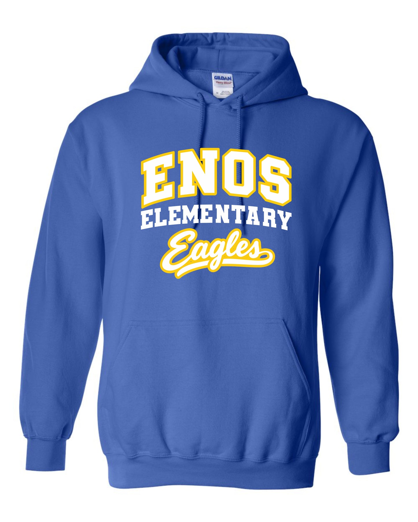 Enos Elementary School Guildan Unisex Hoodie (P.18500/18500B)