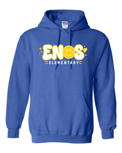 Enos Elementary School Guildan Unisex Hoodie (P.18500/18500B)
