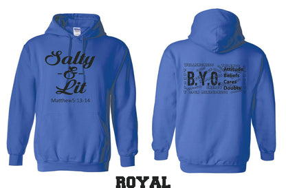 BYO HOODED SWEATSHIRT SALTY & LIT (P.18500)