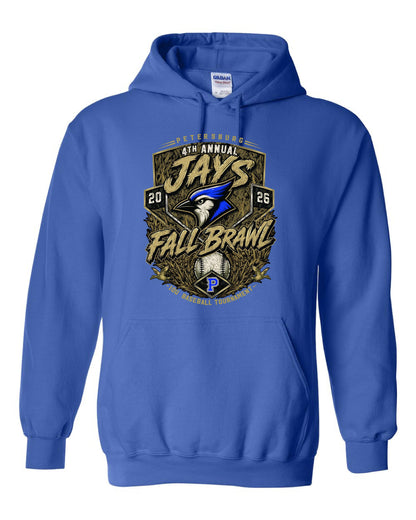Petersburg Baseball Fall Brawl HOODED SWEATSHIRT (P.18500)