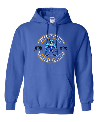 Petersburg Youth Wrestling HOODED SWEATSHIRT (P.18500)