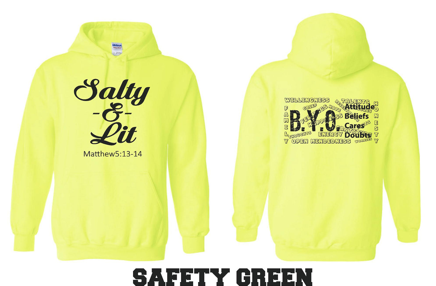 BYO HOODED SWEATSHIRT SALTY & LIT (P.18500)