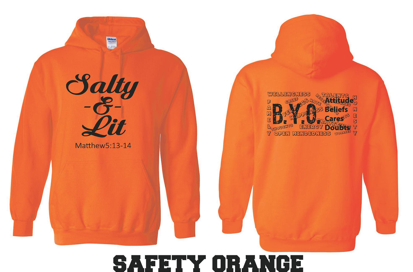 BYO HOODED SWEATSHIRT SALTY & LIT (P.18500)