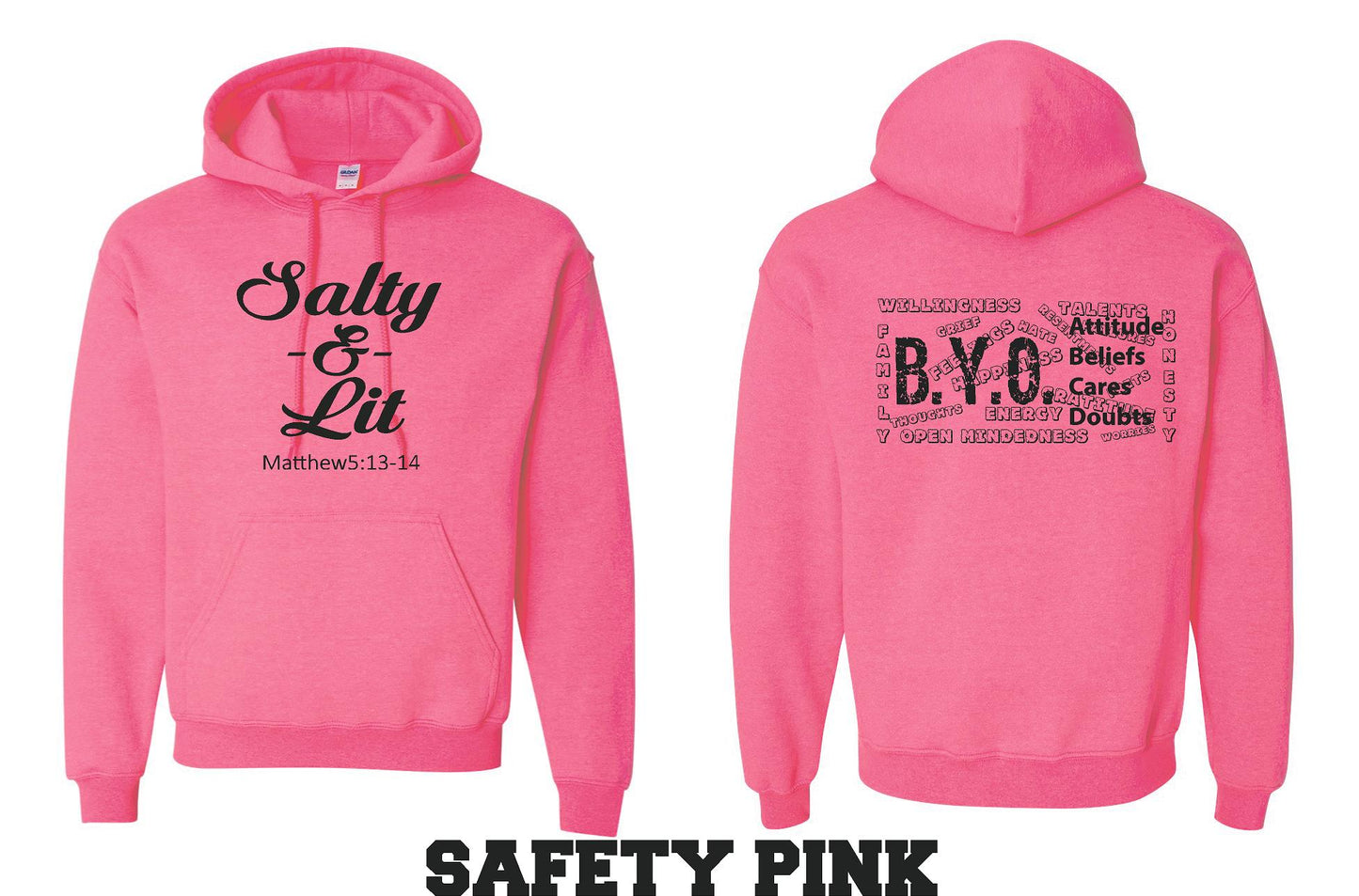 BYO HOODED SWEATSHIRT SALTY & LIT (P.18500)