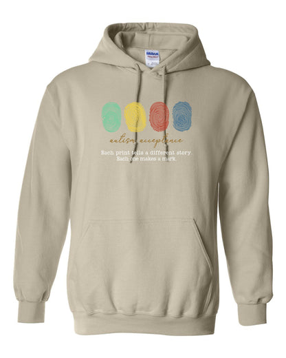 Autism Acceptance Unisex Hoodie (P.18500/18500B)