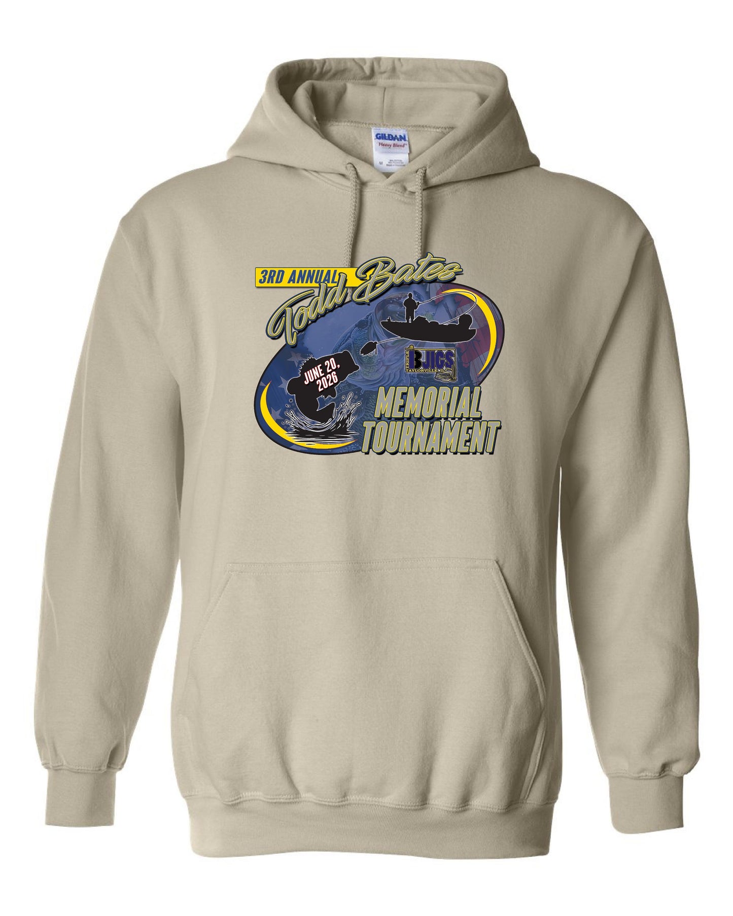 3rd Annual Todd Bates Memorial Tournament Unisex Hoodie (P.18500/18500B)
