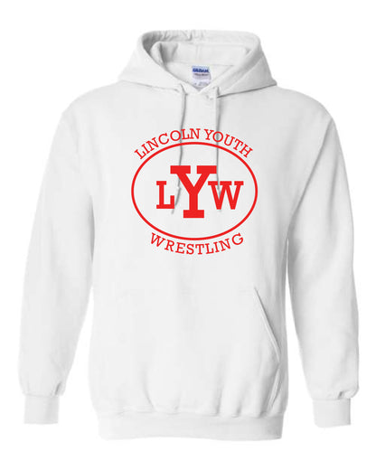 Lincoln Youth Wrestling Unisex Hoodie (P.18500/18500B)