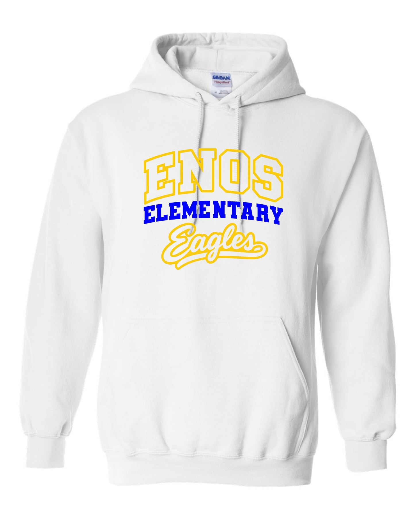 Enos Elementary School Guildan Unisex Hoodie (P.18500/18500B)