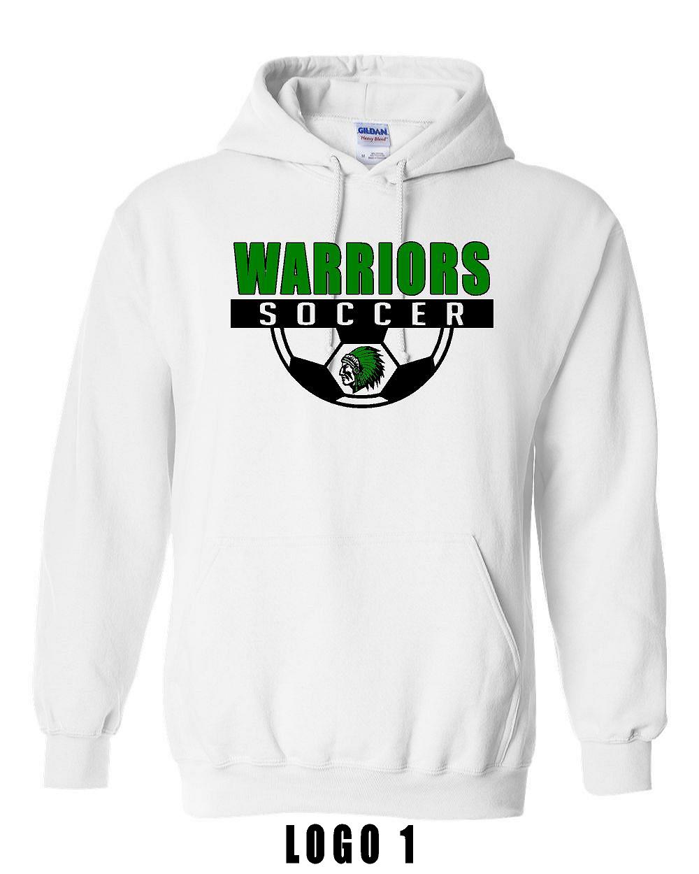 WARRIORS SOCCER HOODED SWEATSHIRT (P.18500,18500B)