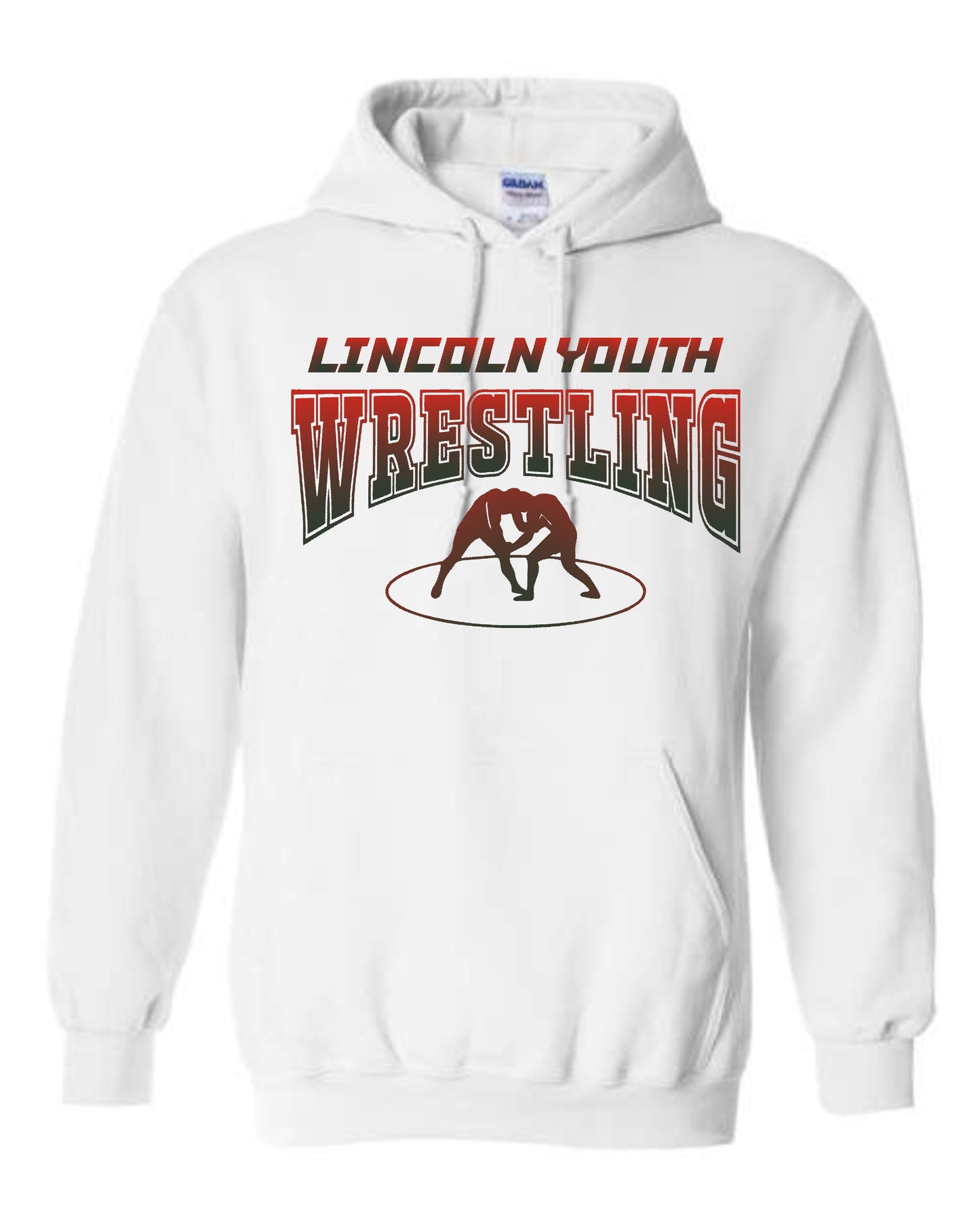 Lincoln Youth Wrestling Unisex Hoodie (P.18500/18500B)