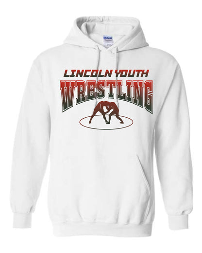 Lincoln Youth Wrestling Unisex Hoodie (P.18500/18500B)