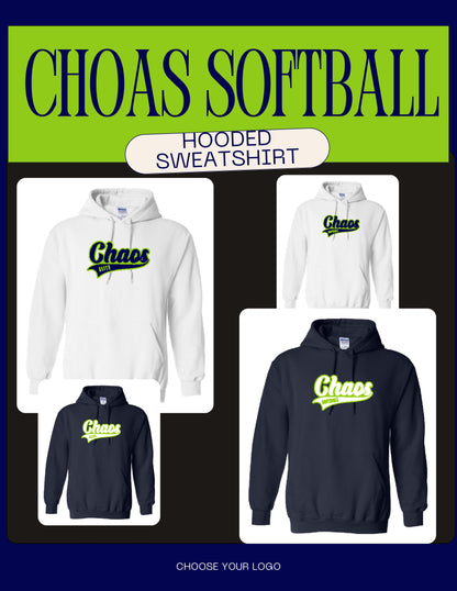 CHAOS SOFTBALL UNISEX HOODIE (P.18500)