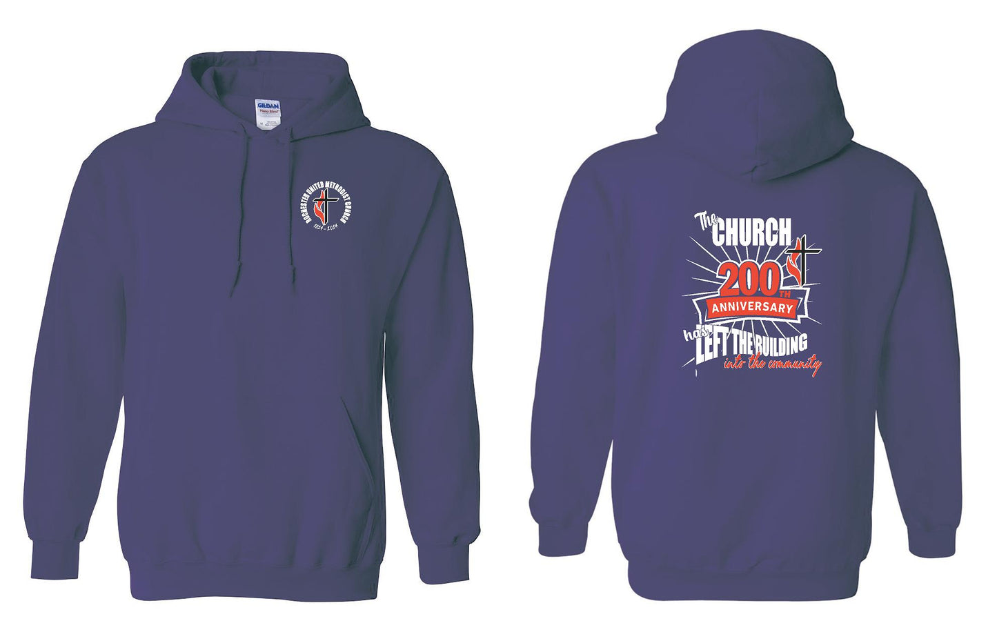 Rochester United Methodist Church UNISEX HOODIE (P.18500)