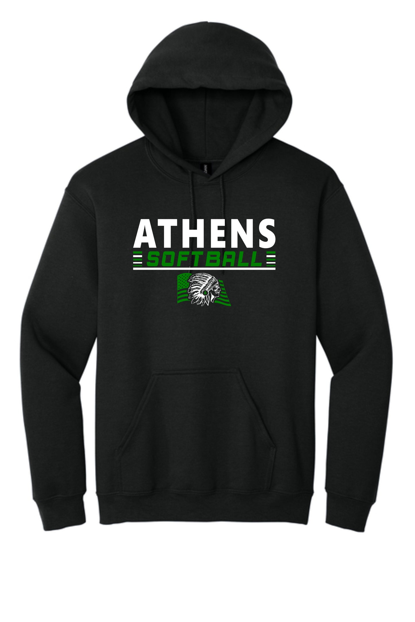 Athens High School Softball Unisex Hoodie (P.18500)