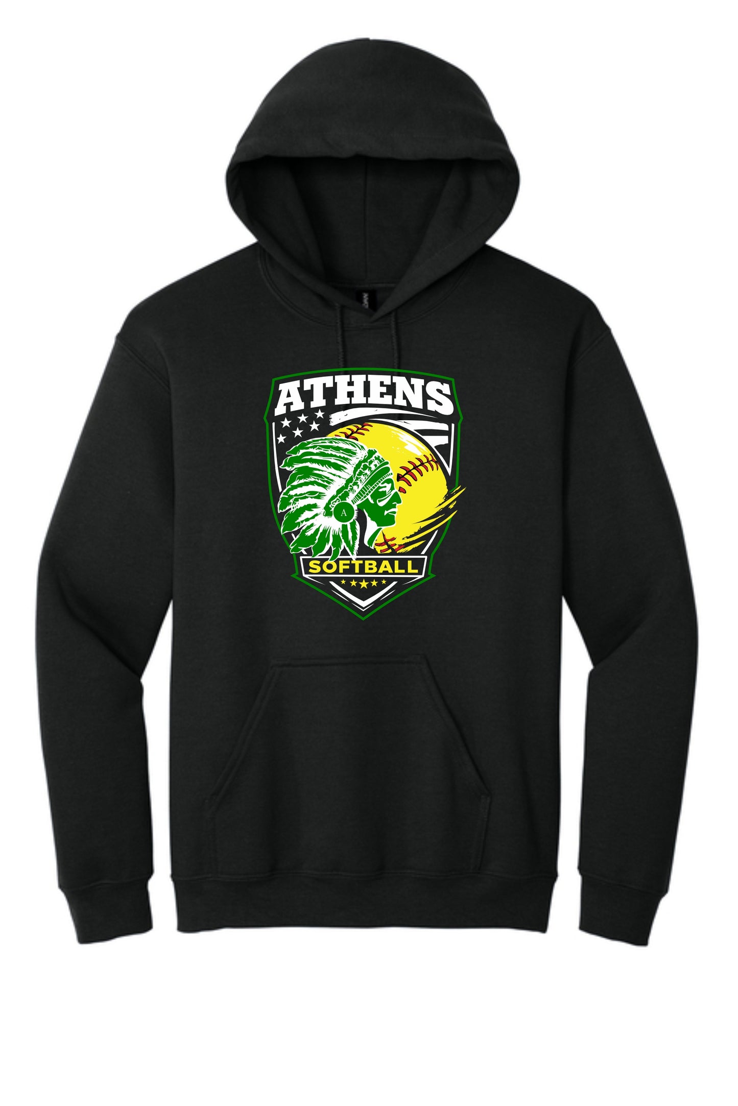 Athens High School Softball Unisex Hoodie (P.18500)