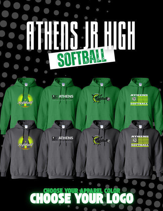 ATHENS JUNIOR HIGH SOFTBALL Unisex Hoodie (P.18500)