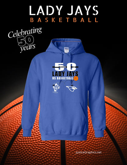 LADY JAYS HS BASKETBALL Unisex Hoodie (P.18500/18500B)