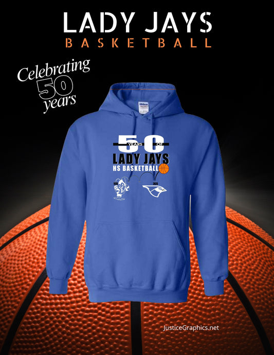 LADY JAYS HS BASKETBALL Unisex Hoodie (P.18500/18500B)