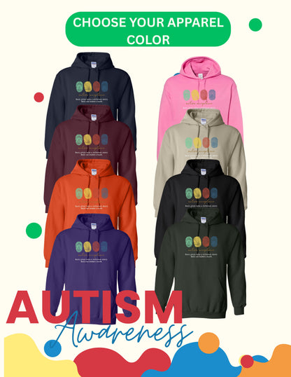 Autism Acceptance Unisex Hoodie (P.18500/18500B)