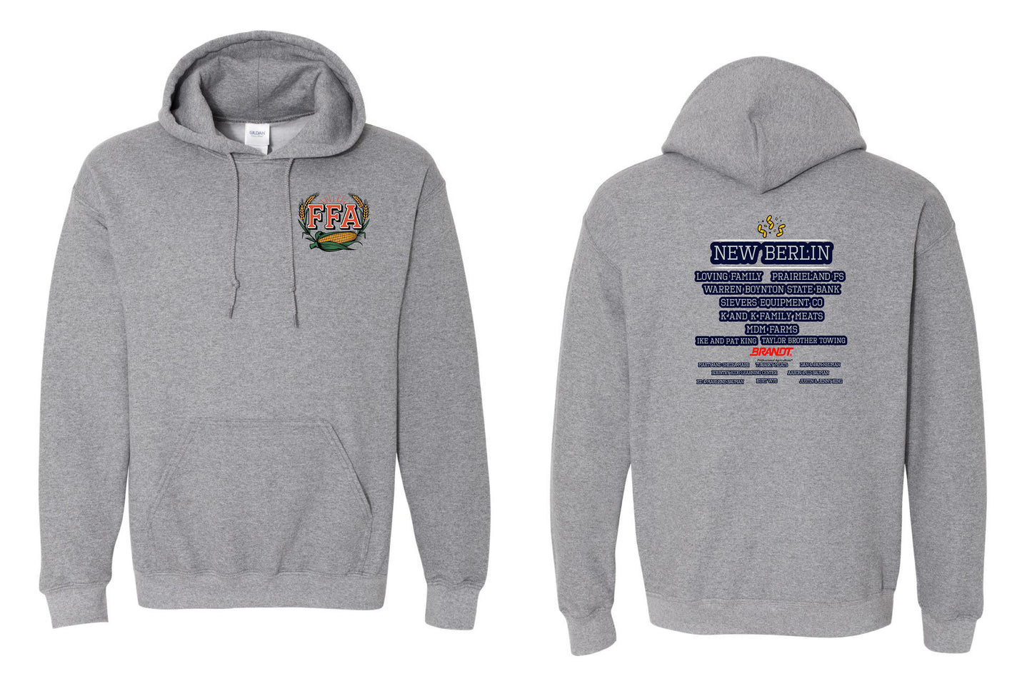 New Berlin FFA Unisex Hoodie (P.18500/18500B)