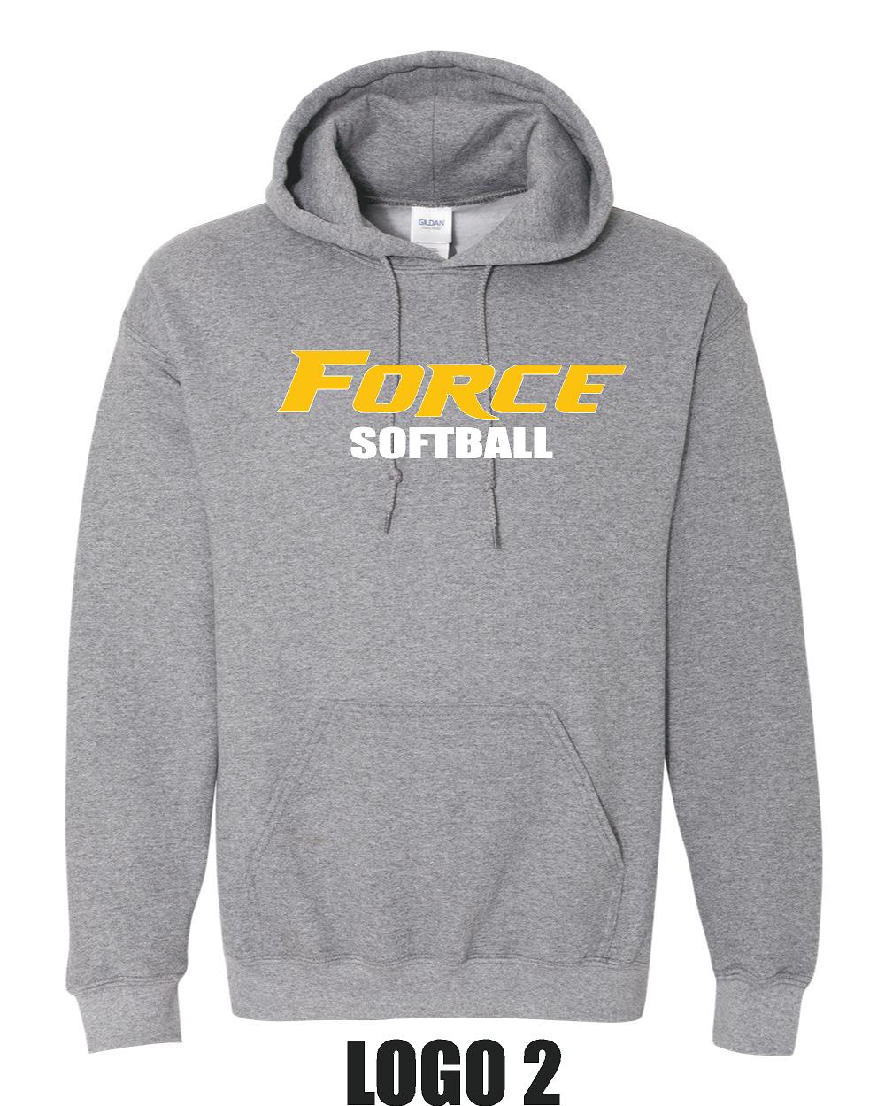 CENTRAL IL LADY FORCE SOFTBALL Hooded Sweatshirt (P.18500/18500B)