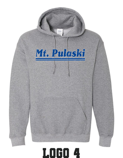 MT. PULASKI GRADE SCHOOL UNISEX HOODED SWEATSHIRT (P.18500)