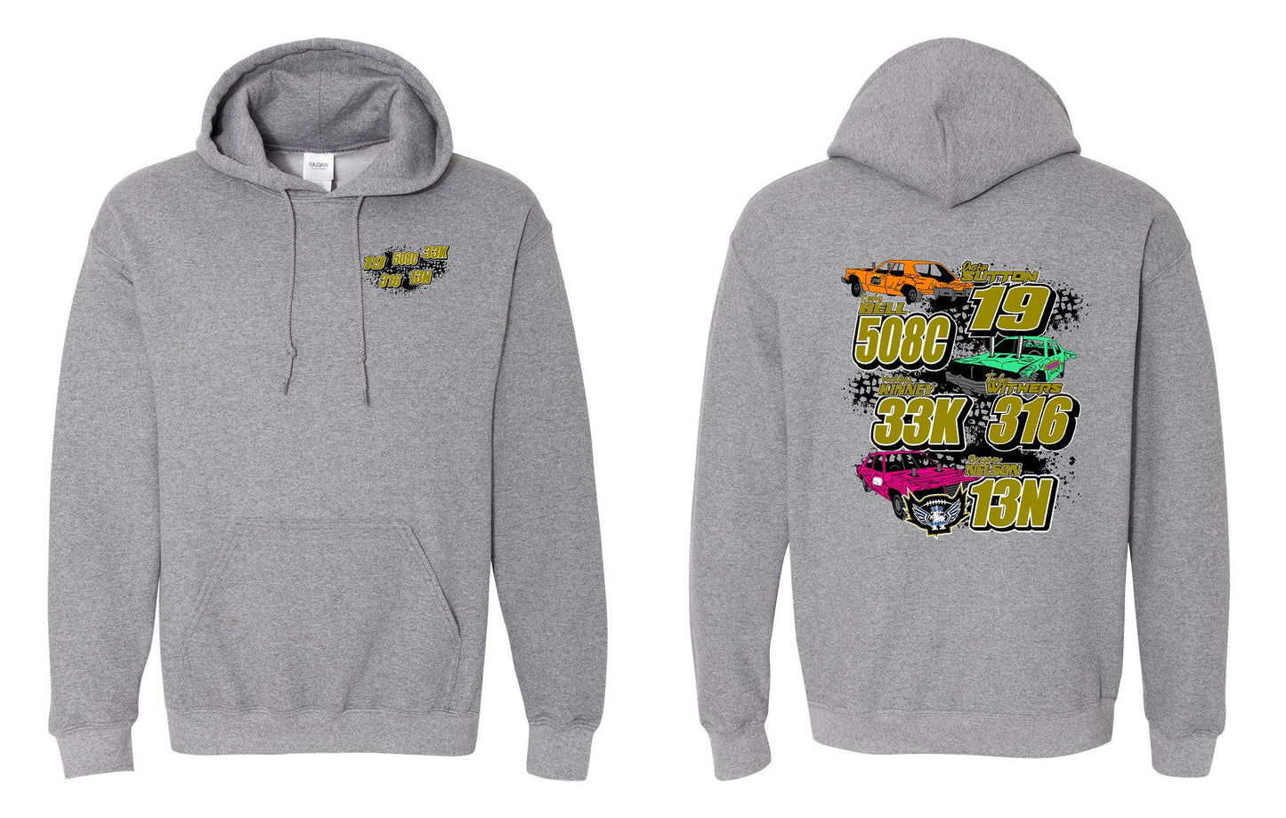 Grant's Memorial Derby Team Hooded Sweatshirt (P.18500)