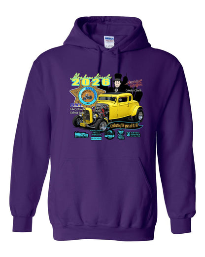 Abe Lincoln Car Show 2026 UNISEX HOODIE (P.18500)