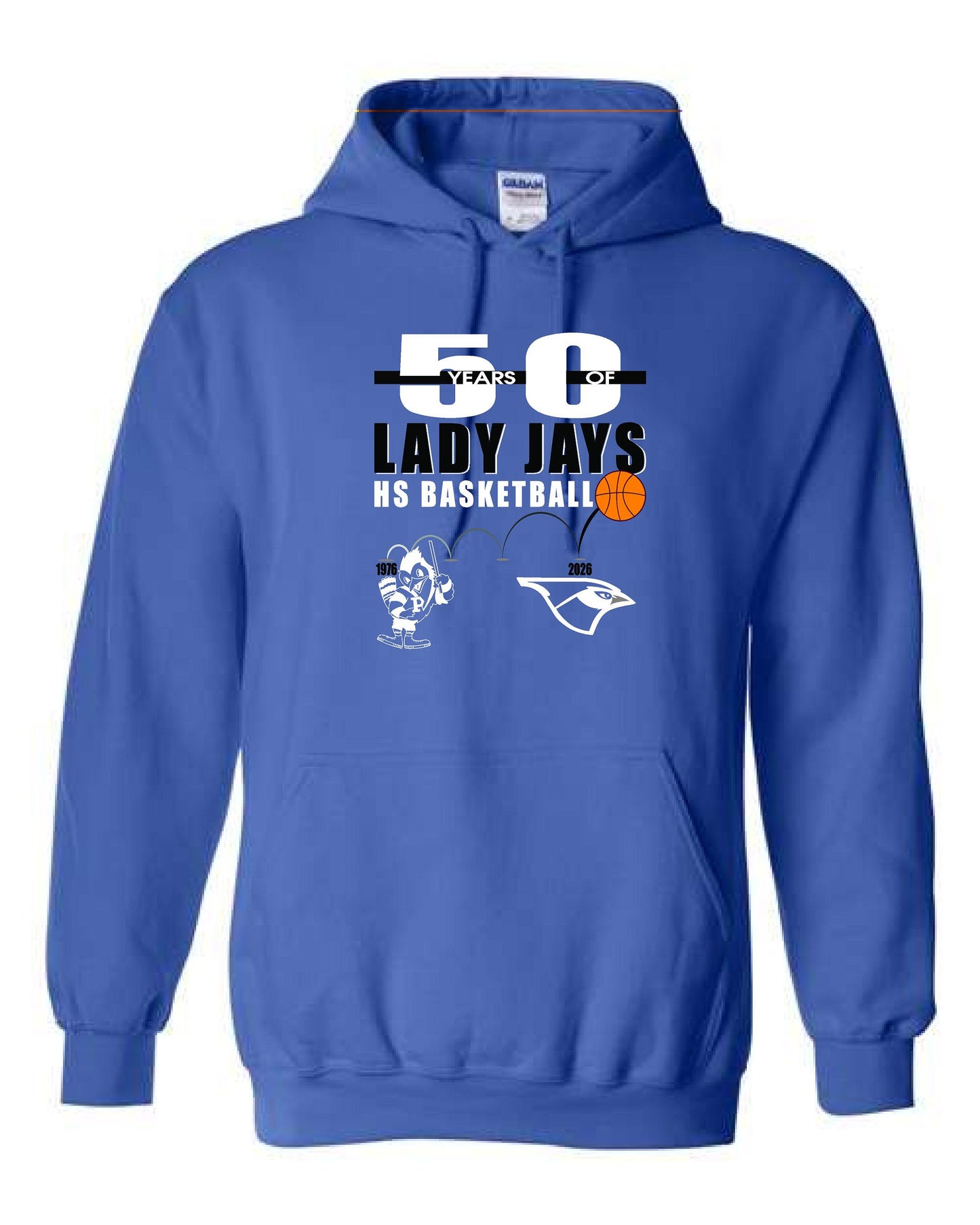 LADY JAYS HS BASKETBALL Unisex Hoodie (P.18500/18500B)