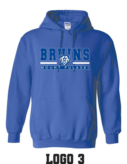 MT. PULASKI GRADE SCHOOL UNISEX HOODED SWEATSHIRT (P.18500)