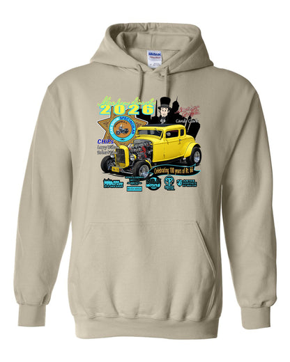 Abe Lincoln Car Show 2026 UNISEX HOODIE (P.18500)